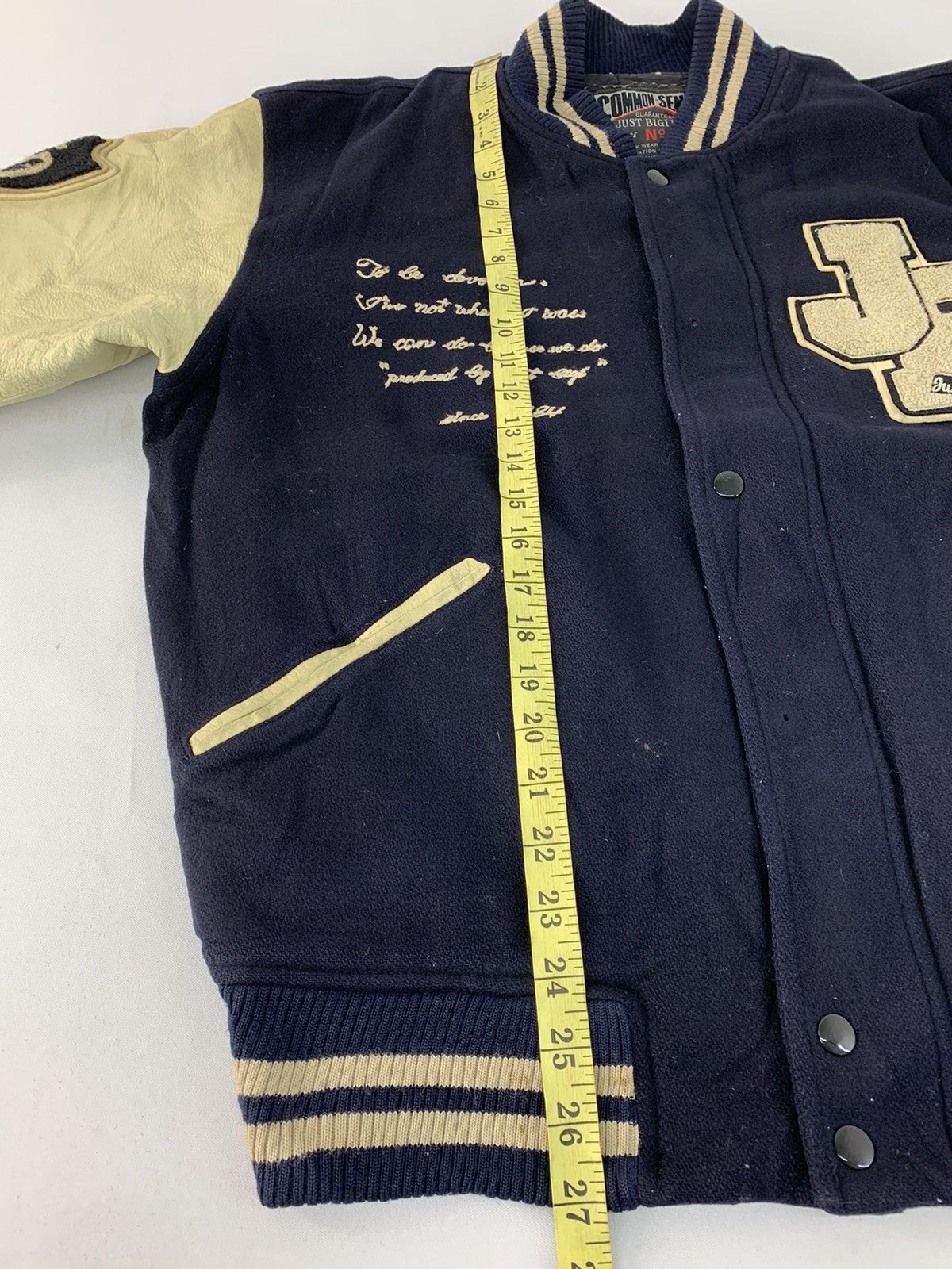 BIGI Common Sense Just Bigi Kid’s Leather Sleeve Varsity Size US L / EU 52-54 / 3 - 13 Thumbnail