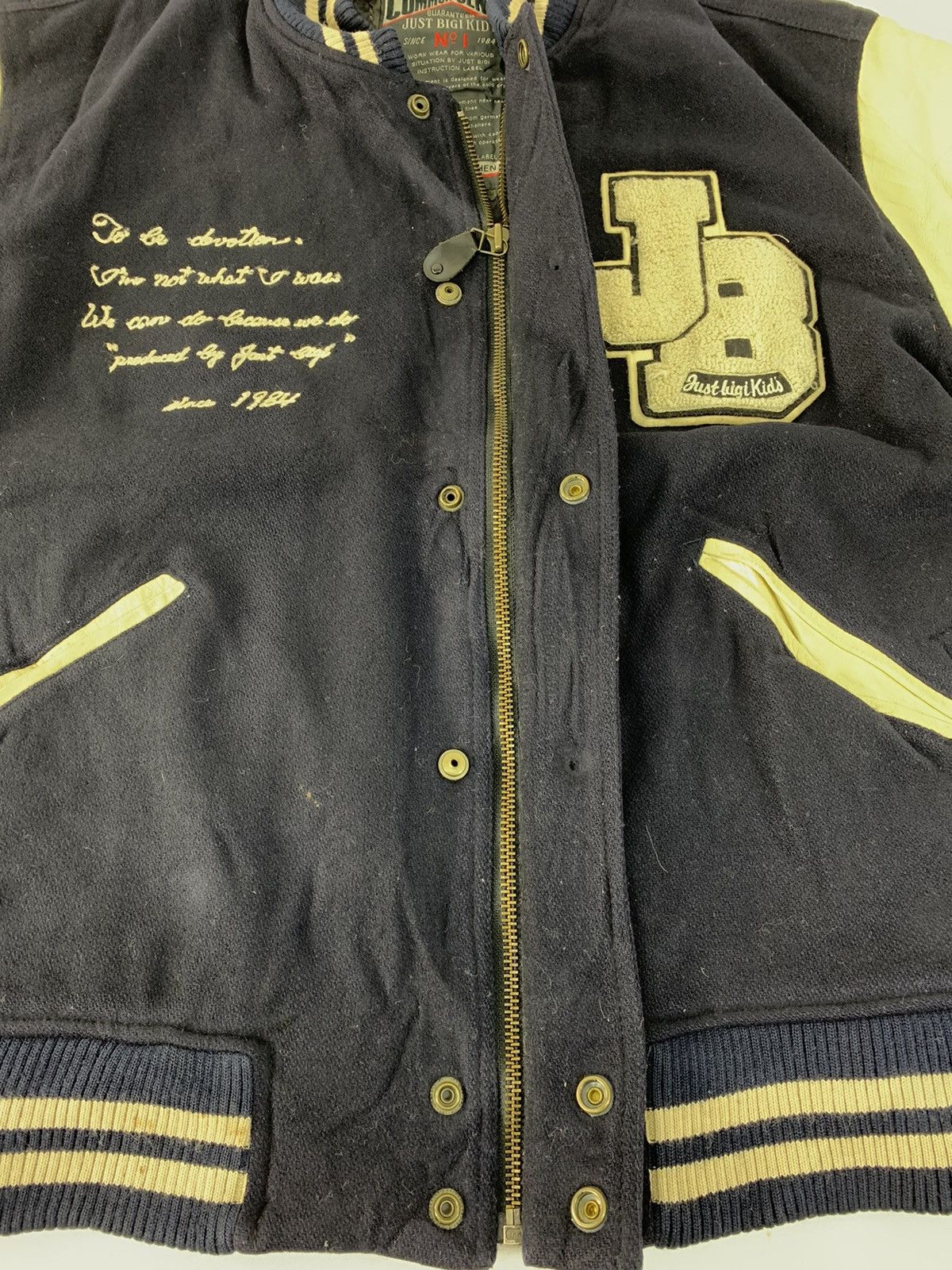 BIGI Common Sense Just Bigi Kid’s Leather Sleeve Varsity Size US L / EU 52-54 / 3 - 5 Thumbnail