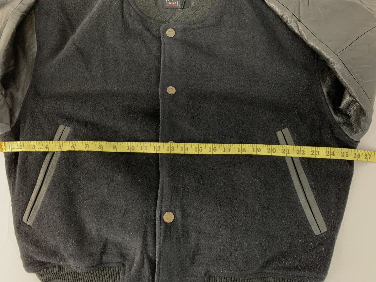 Vintage Leather Varsity Jacket Global Basic Ixi;z Embroidery Logo Size US L / EU 52-54 / 3 - 10 Thumbnail