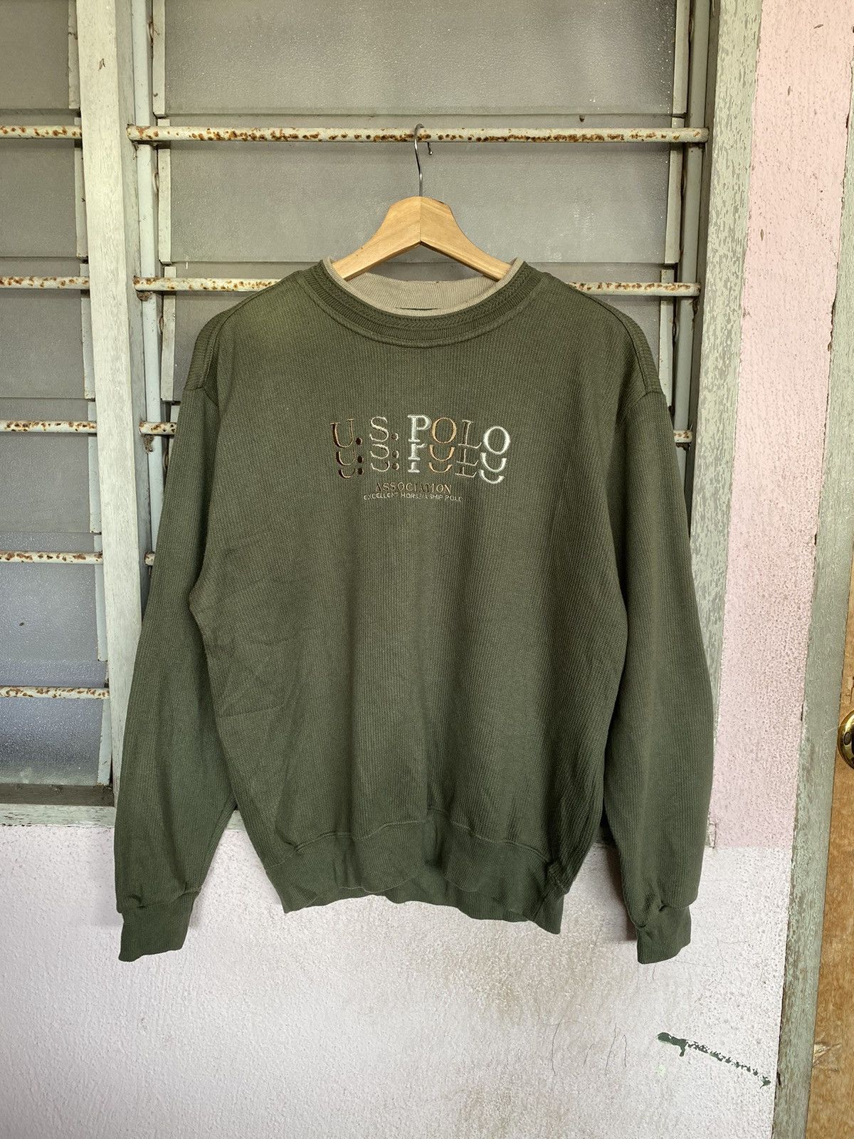U.S. Polo Assn. U.S Polo Assn embroidery spellout sweatshirt Size US M / EU 48-50 / 2 - 5 Thumbnail