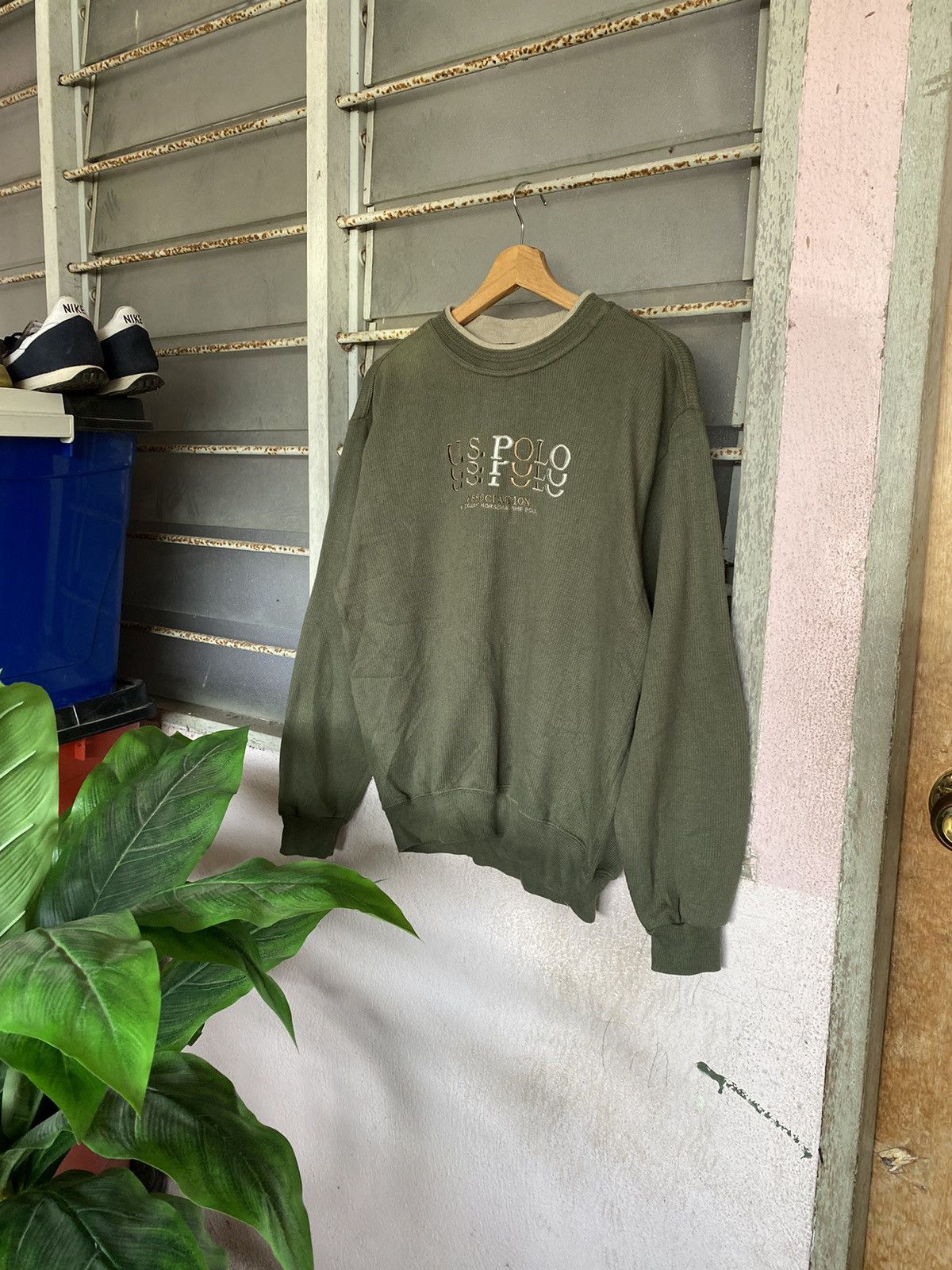 U.S. Polo Assn. U.S Polo Assn embroidery spellout sweatshirt Size US M / EU 48-50 / 2 - 1 Thumbnail