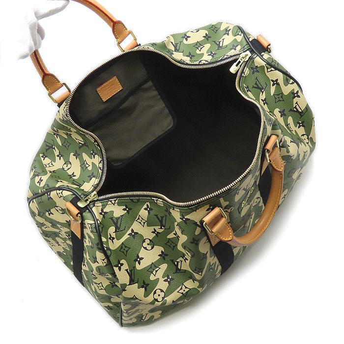 Louis Vuitton × Takashi Murakami Louis Vuitton monogramouflage camo duffle boston keepall Size ONE SIZE - 5 Thumbnail