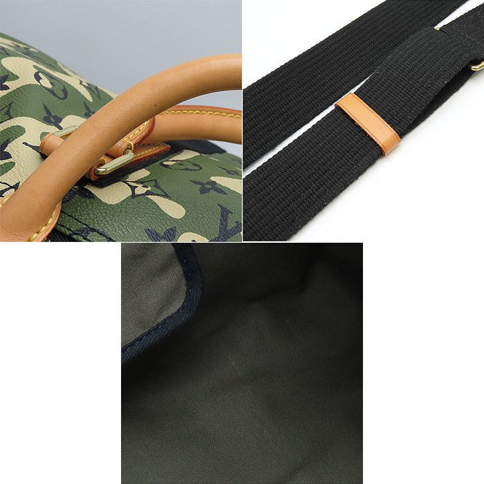 Louis Vuitton × Takashi Murakami Louis Vuitton monogramouflage camo duffle boston keepall Size ONE SIZE - 11 Thumbnail