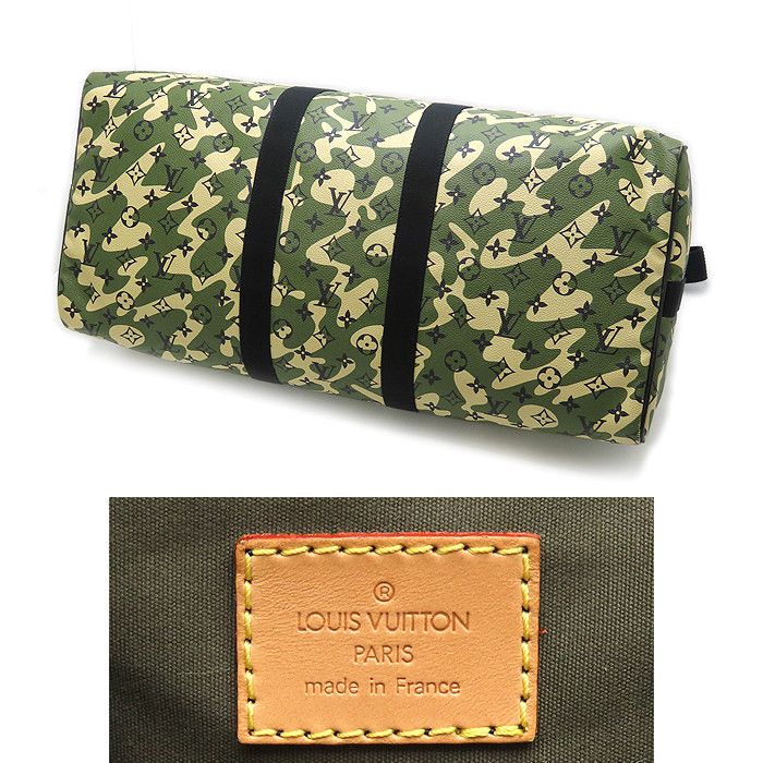 Louis Vuitton × Takashi Murakami Louis Vuitton monogramouflage camo duffle boston keepall Size ONE SIZE - 6 Thumbnail