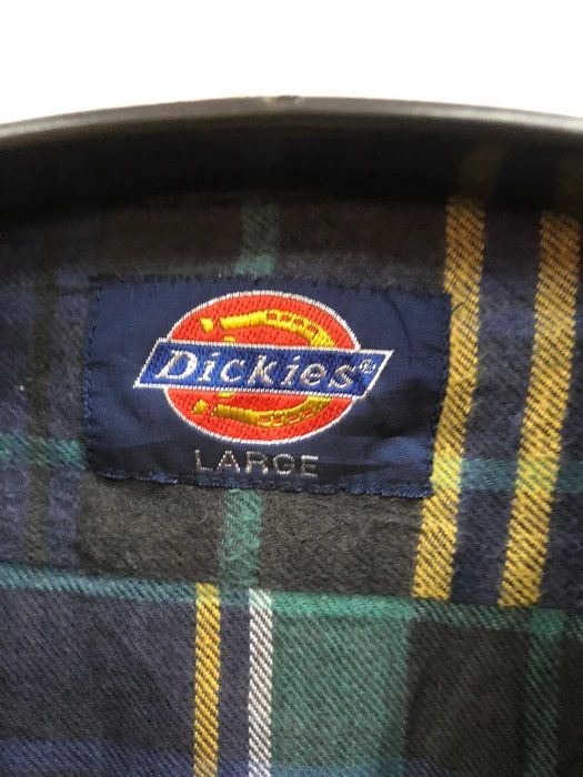 Dickies Dickeis Checked Plaid Tartan Flannel Shirt 👕 Size US L / EU 52-54 / 3 - 4 Thumbnail