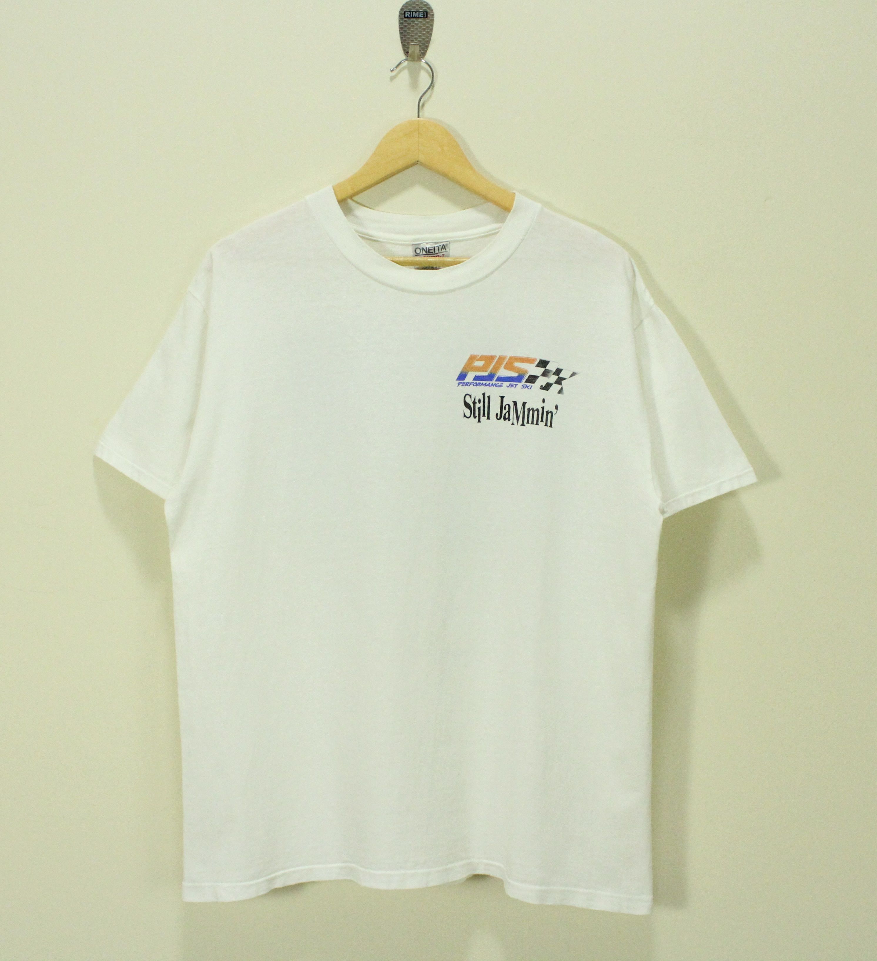 Vintage Vintage 90s PJS T Shirt Promo Photo Tee Size US L / EU 52-54 / 3 - 2 Thumbnail