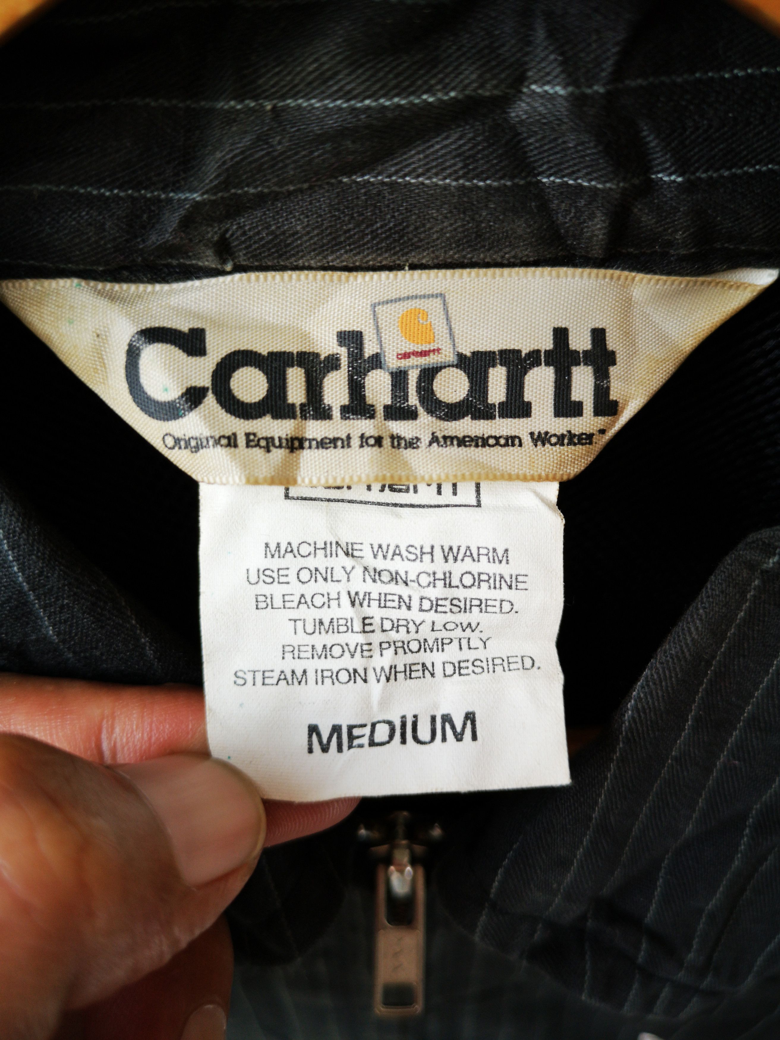 Carhartt × Carhartt Wip × Vintage Carhartt Work Wear Hickory Stripes Jacket Size US M / EU 48-50 / 2 - 3 Thumbnail