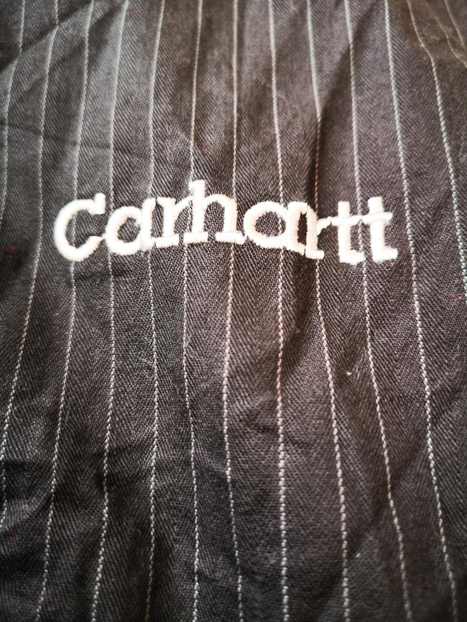 Carhartt × Carhartt Wip × Vintage Carhartt Work Wear Hickory Stripes Jacket Size US M / EU 48-50 / 2 - 2 Thumbnail