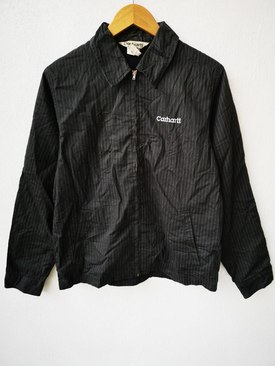 Carhartt × Carhartt Wip × Vintage Carhartt Work Wear Hickory Stripes Jacket Size US M / EU 48-50 / 2 - 1 Thumbnail