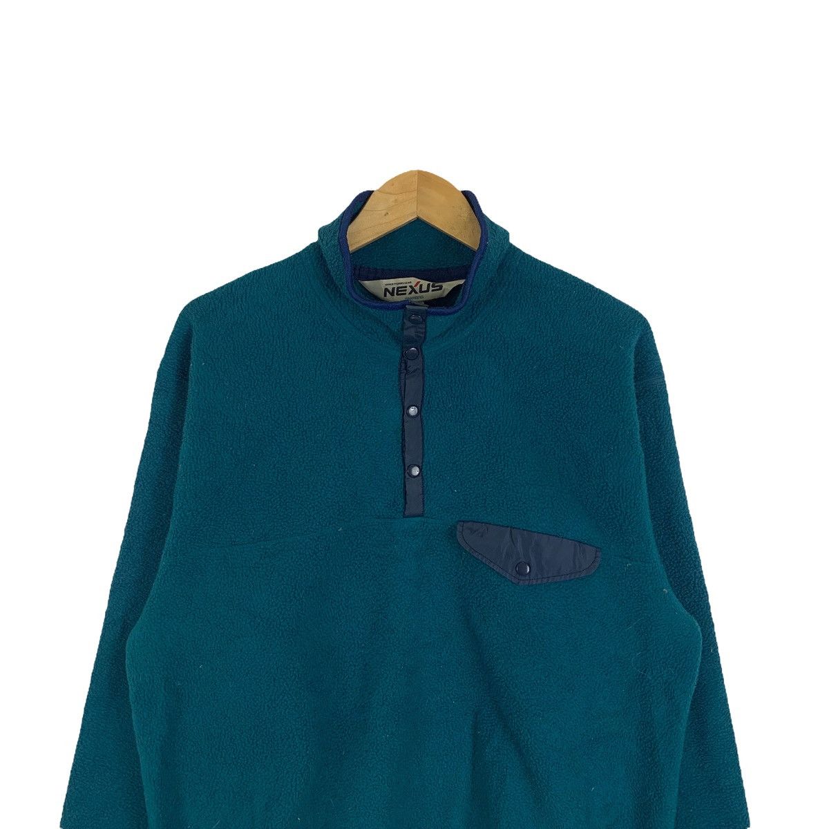 Vintage NEXUS SHIMANO Hyper Fishing Outdoor Fleece Snap-T Sweatshirt Size US L / EU 52-54 / 3 - 4 Thumbnail