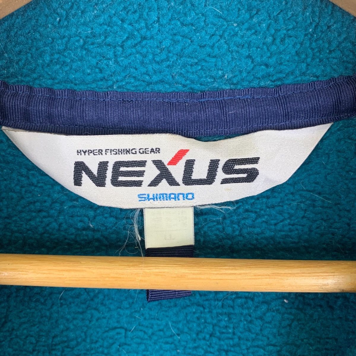 Vintage NEXUS SHIMANO Hyper Fishing Outdoor Fleece Snap-T Sweatshirt Size US L / EU 52-54 / 3 - 6 Thumbnail