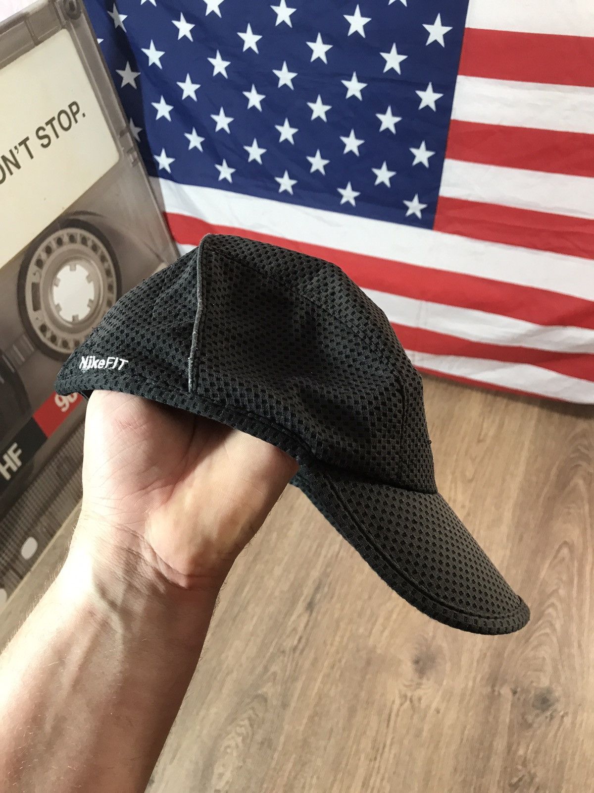 Nike × Vintage Vintage Nike cap nike fit rare Size ONE SIZE - 2 Thumbnail