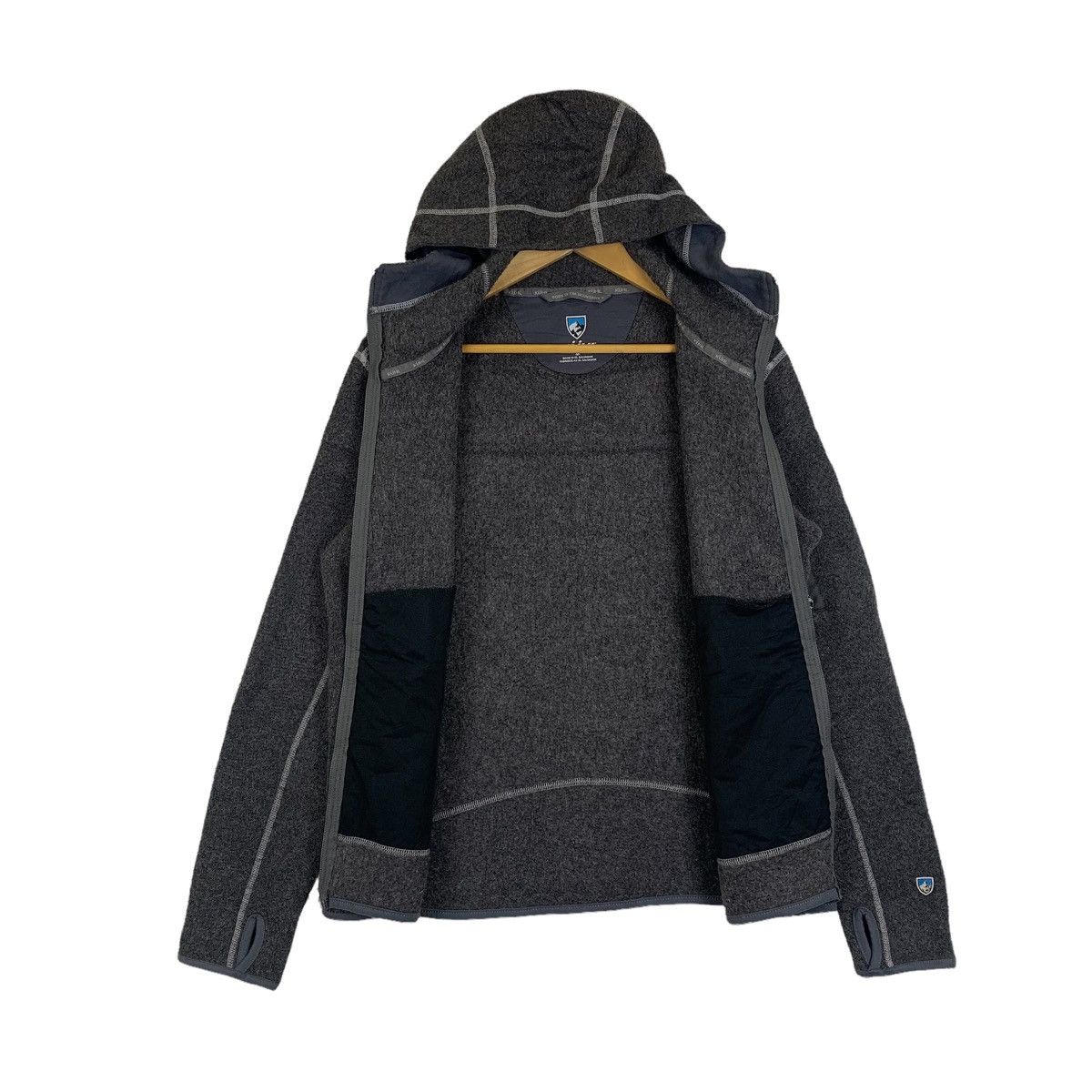 Kuhl × Vintage KUHL Mountain Hiking Outdoor Sports Fleece Hoodie Sweaters Size M / US 6-8 / IT 42-44 - 3 Thumbnail