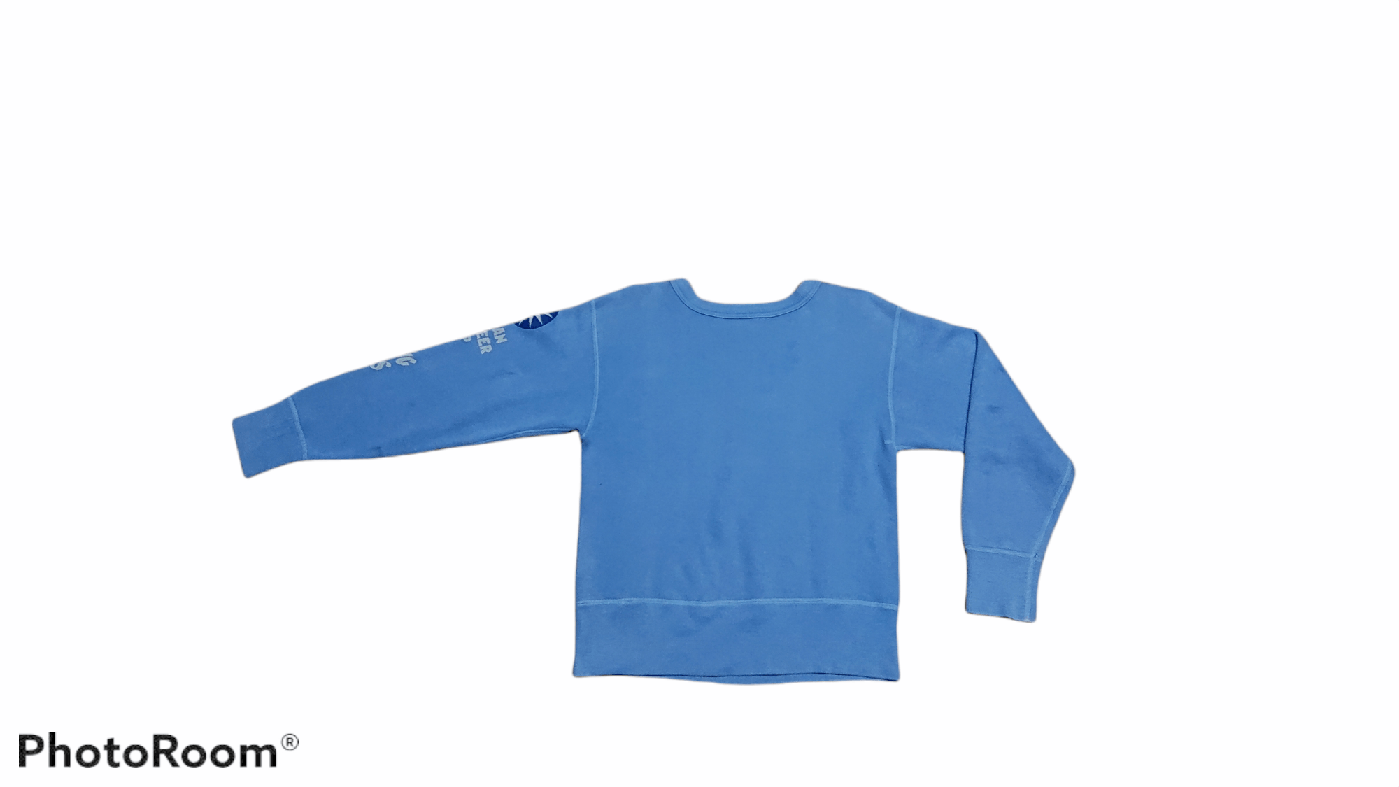 Buzz Rickson's × Japanese Brand × Toyo Enterprises Vintage 90s Buzz Ricksons Sky Blue Sweatshirt Pullover Size M / US 6-8 / IT 42-44 - 3 Thumbnail