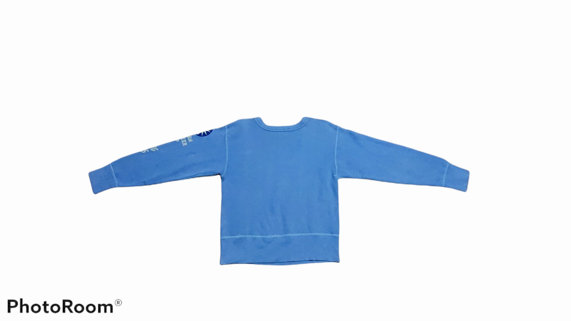 Buzz Rickson's × Japanese Brand × Toyo Enterprises Vintage 90s Buzz Ricksons Sky Blue Sweatshirt Pullover Size M / US 6-8 / IT 42-44 - 4 Thumbnail