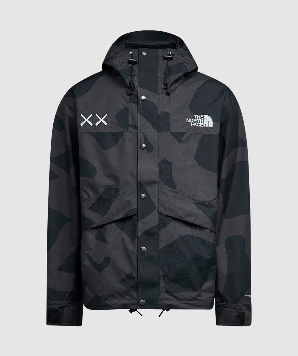 The North Face XX KAWS retro 1986 mountain jacket Moonlight ivory ...