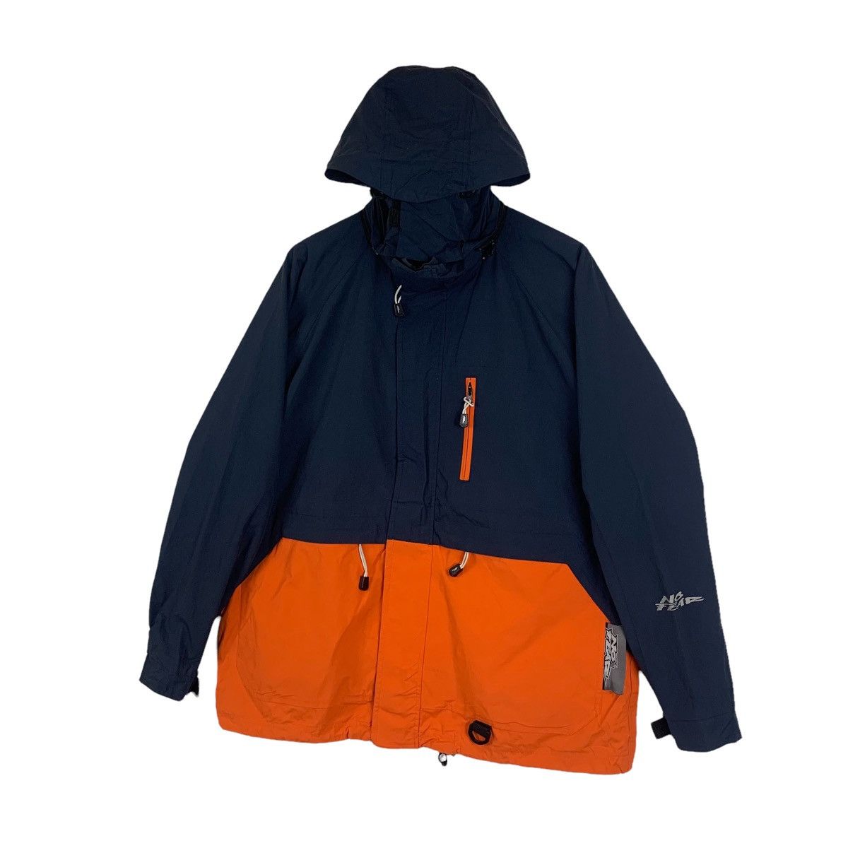 No Fear × Vintage Vintage NO FEAR Streetwear Hoodie Windbreaker Light Jacket Size US M / EU 48-50 / 2 - 4 Thumbnail
