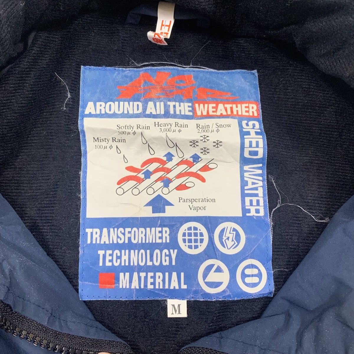 No Fear × Vintage Vintage NO FEAR Streetwear Hoodie Windbreaker Light Jacket Size US M / EU 48-50 / 2 - 6 Thumbnail
