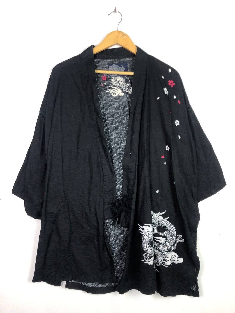 Vintage Kimono Japan Dragon Rare Design
