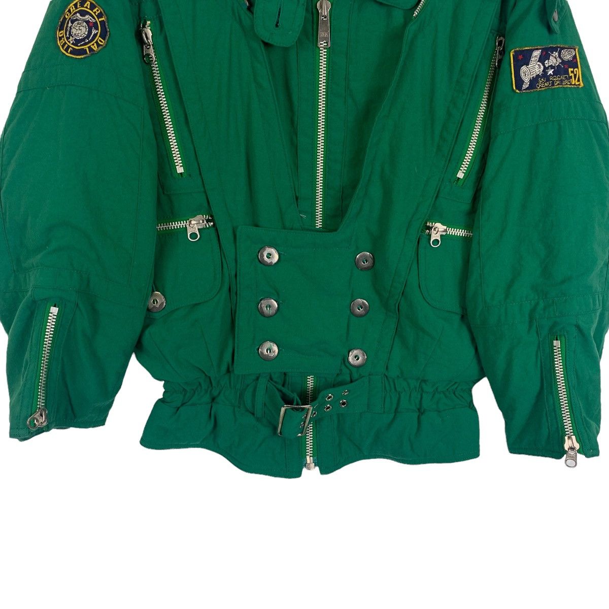 Sports Specialties × Vintage Vintage JIRO Small Logo Patches Zipper Rider Jacket Size US L / EU 52-54 / 3 - 9 Thumbnail
