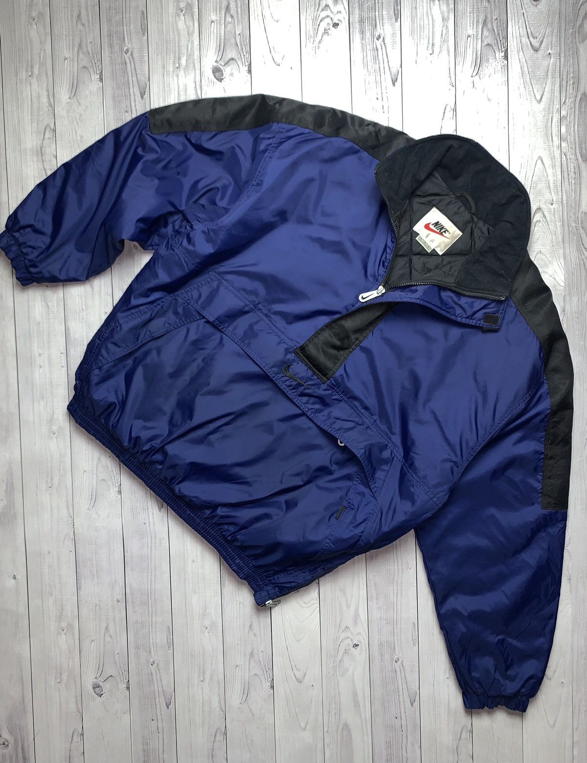 Nike × Vintage Vintage Nike jacket anorak size L logo swoosh Size US L / EU 52-54 / 3 - 1 Thumbnail