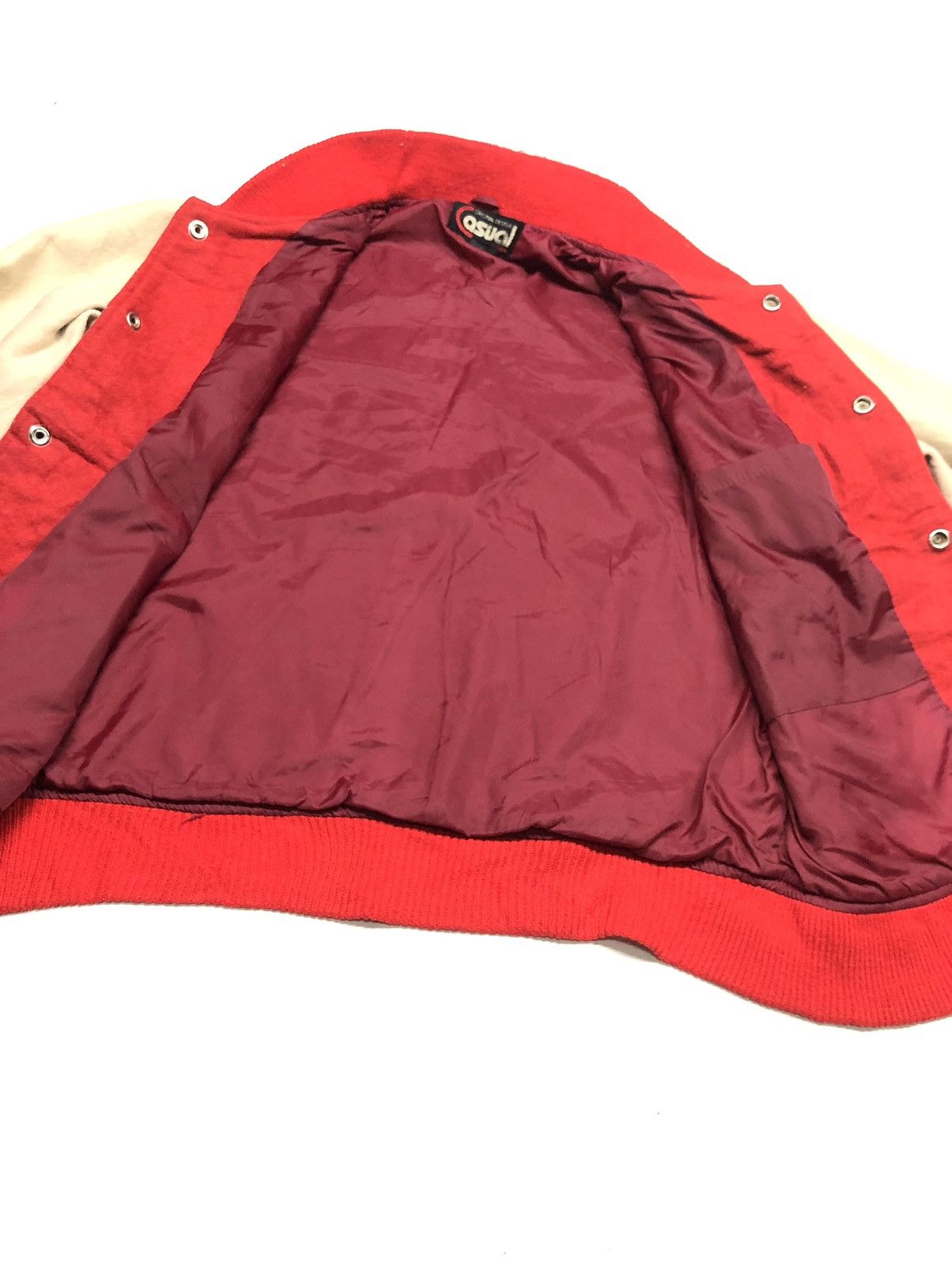 Other × Vintage VINTAGE ORIGINAL CASUAL MAN BLEND WOOL VARSITY JACKET Size US M / EU 48-50 / 2 - 3 Thumbnail
