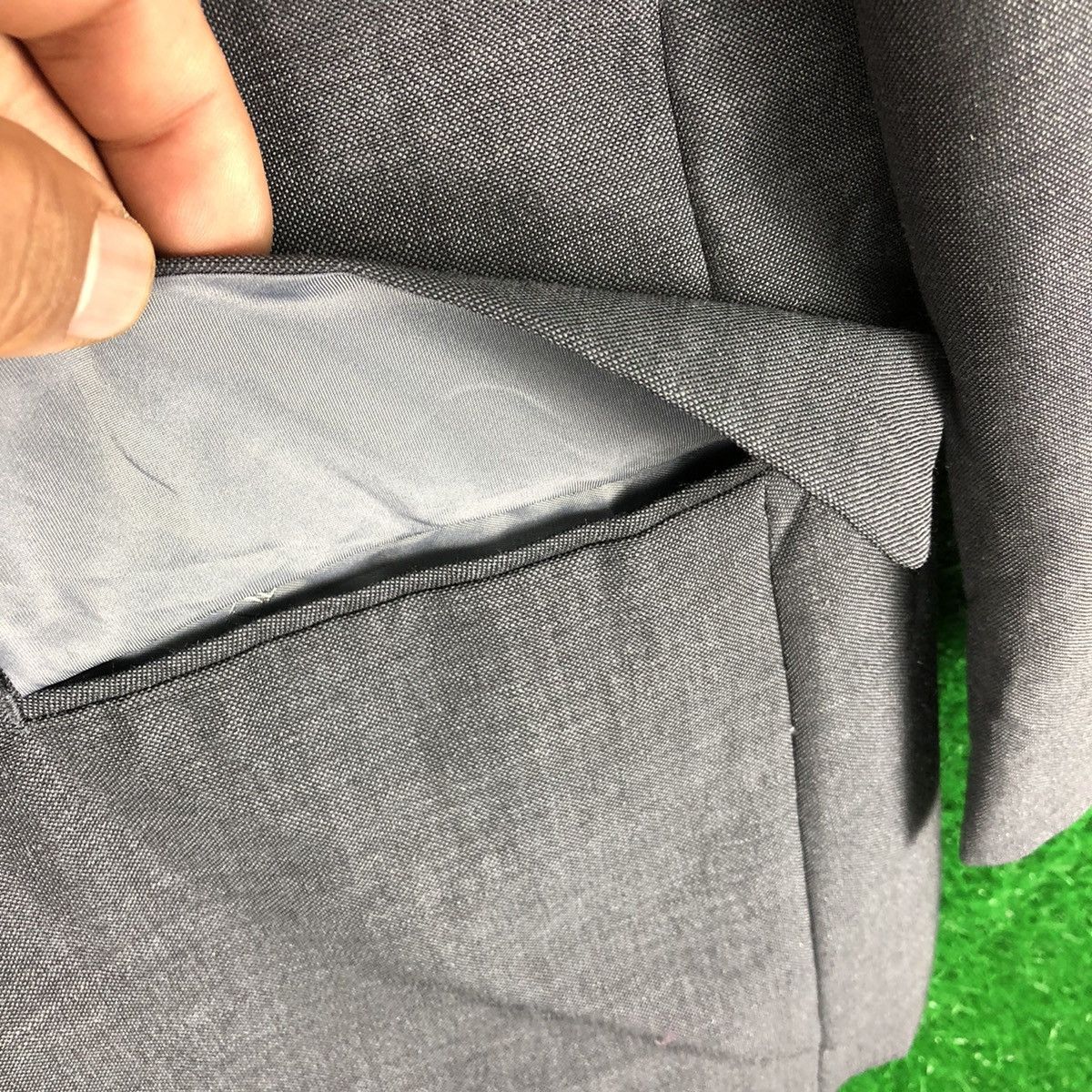 Balenciaga Vintage Balenciaga X Nishiki Nagoya Grey Blazer Size US M / EU 48-50 / 2 - 10 Thumbnail