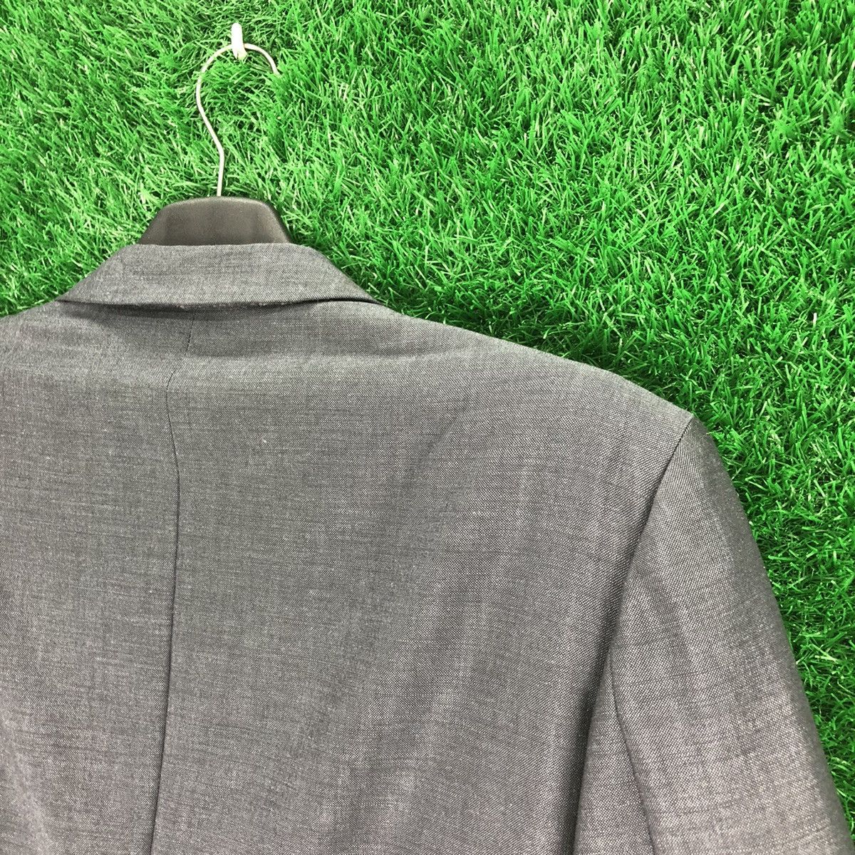 Balenciaga Vintage Balenciaga X Nishiki Nagoya Grey Blazer Size US M / EU 48-50 / 2 - 5 Thumbnail