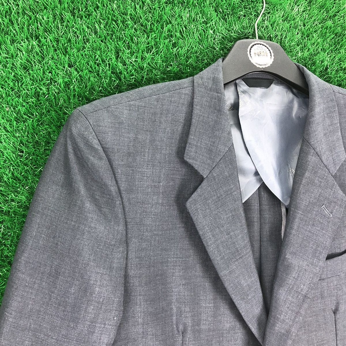 Balenciaga Vintage Balenciaga X Nishiki Nagoya Grey Blazer Size US M / EU 48-50 / 2 - 2 Thumbnail