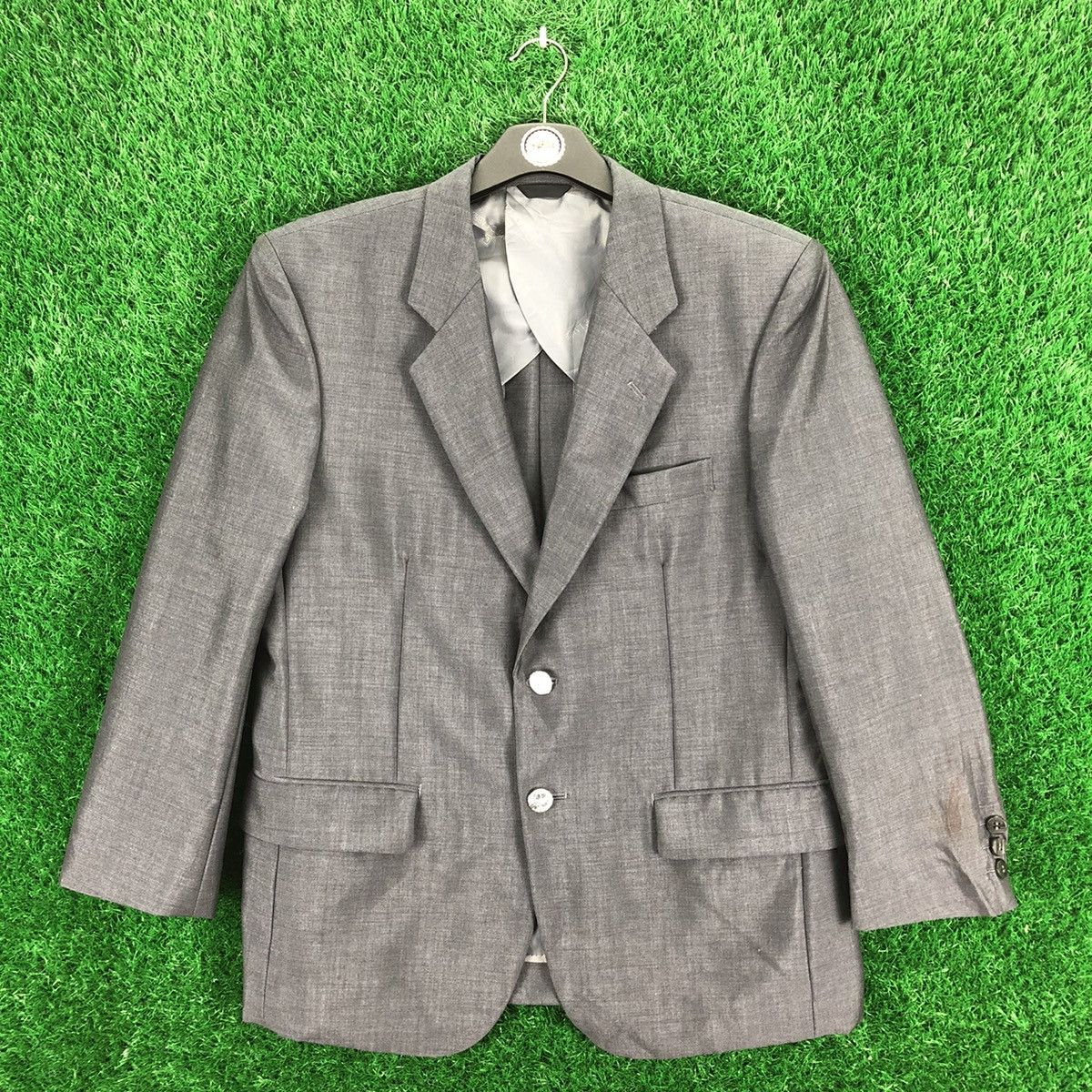 Balenciaga Vintage Balenciaga X Nishiki Nagoya Grey Blazer Size US M / EU 48-50 / 2 - 1 Thumbnail
