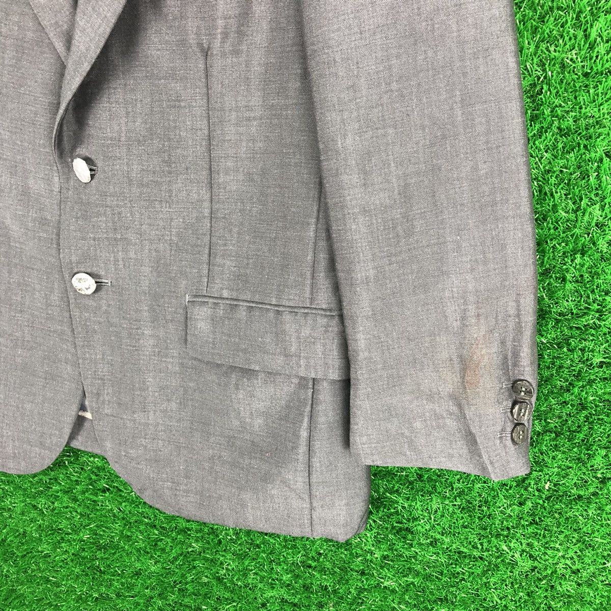 Balenciaga Vintage Balenciaga X Nishiki Nagoya Grey Blazer Size US M / EU 48-50 / 2 - 3 Thumbnail