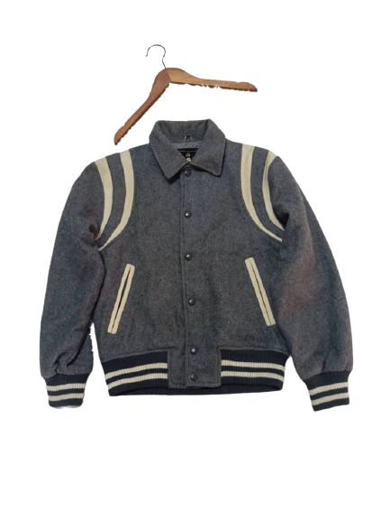 MAN DANDY WEAR VARSITY WOOL JACKET