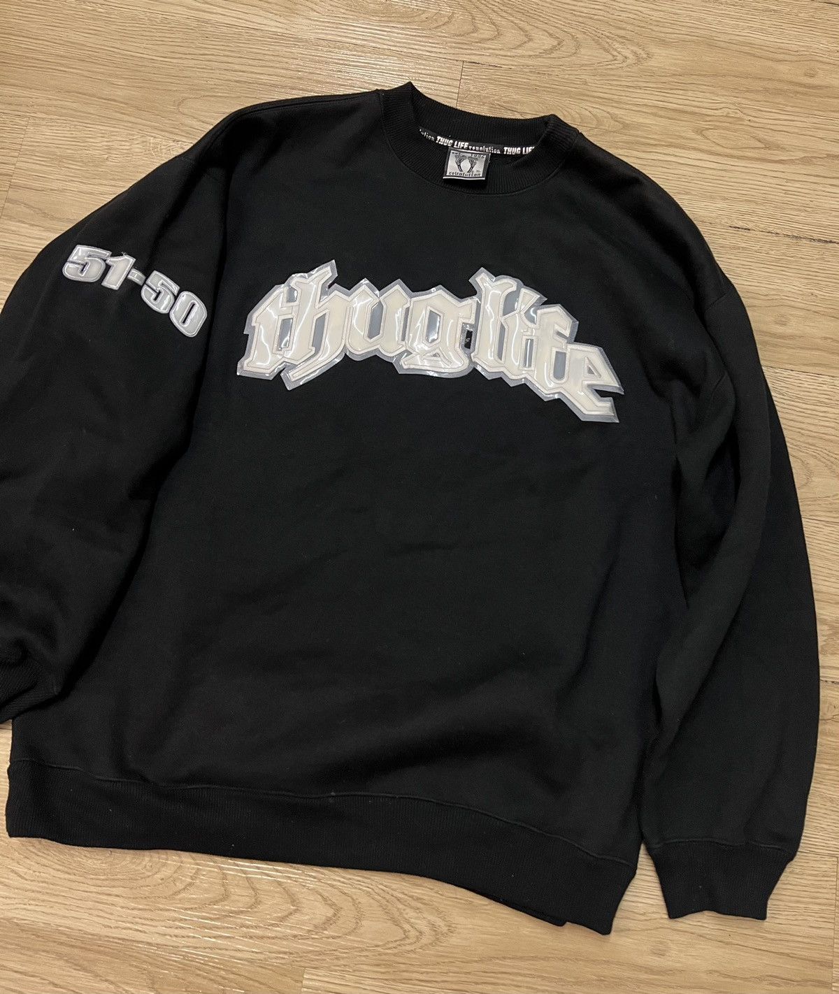 Rap Tees Revolution THUG LIFE 51 Rapper Sweatshirt Size US XL / EU 56 / 4 - 3 Thumbnail