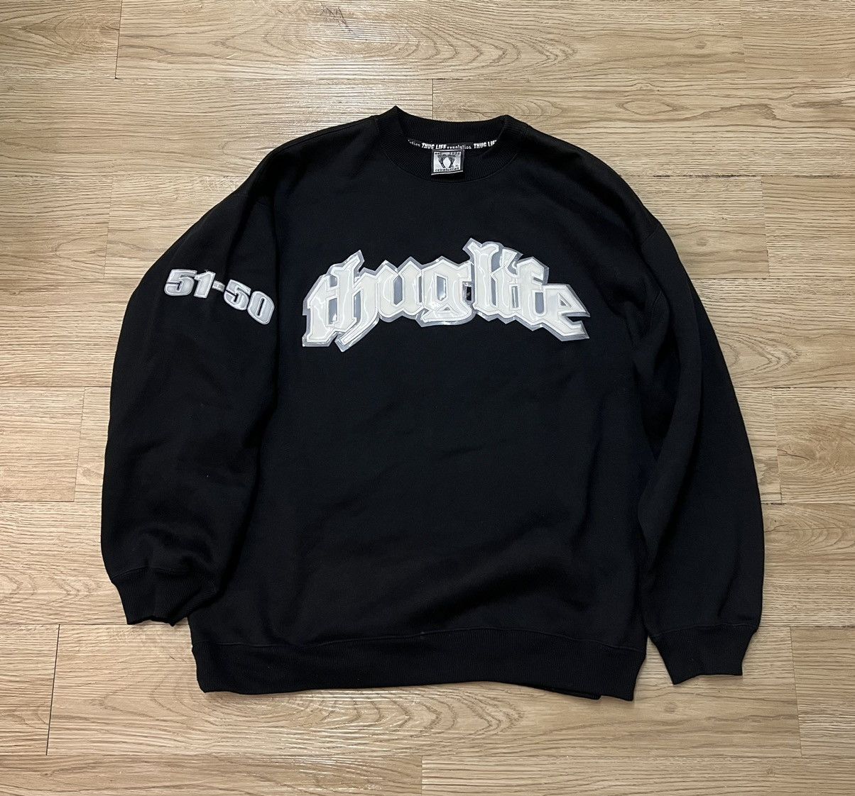 Rap Tees Revolution THUG LIFE 51 Rapper Sweatshirt Size US XL / EU 56 / 4 - 1 Thumbnail