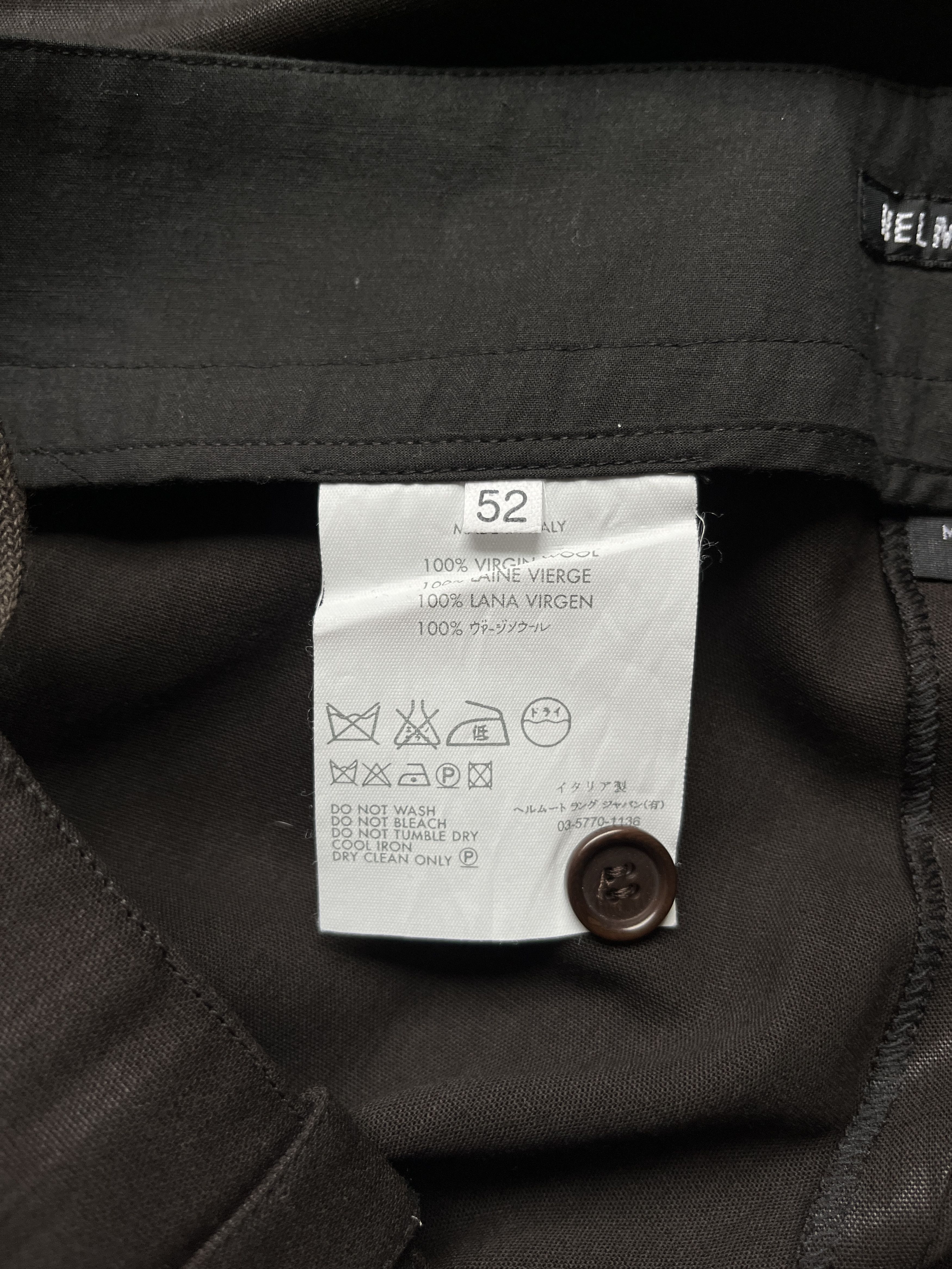 Helmut Lang ⚡️QUICK SALE⚡️1990's Helmut Lang Brown Trousers Pants Size US 36 / EU 52 - 4 Thumbnail