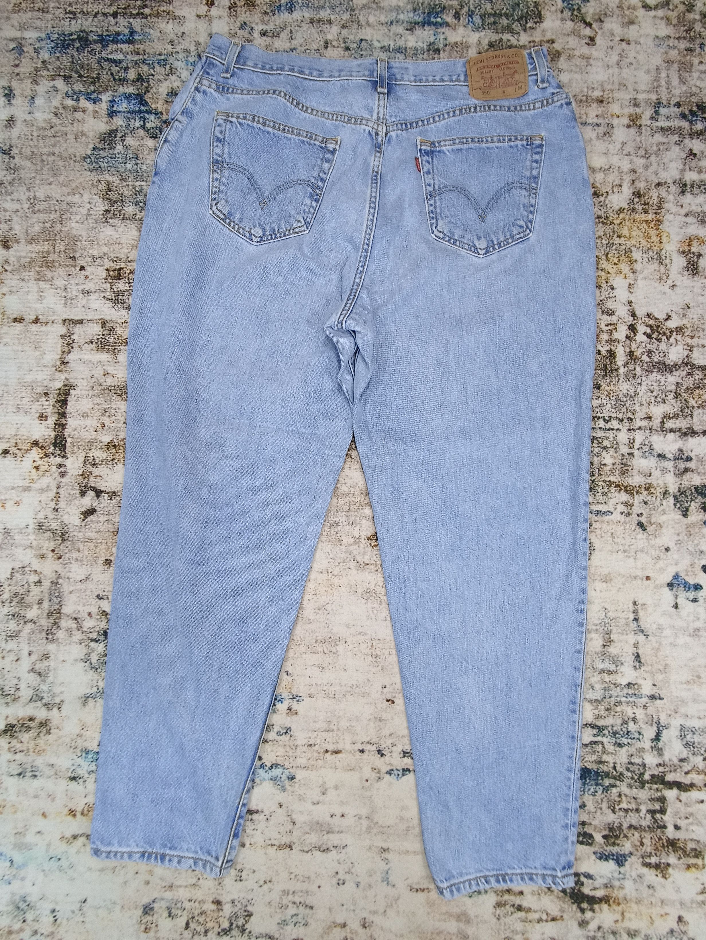 Jean × Levi's × Vintage Vinatge Levis 550 Tapered Jeans - J114 Size US 36 / EU 52 - 2 Thumbnail