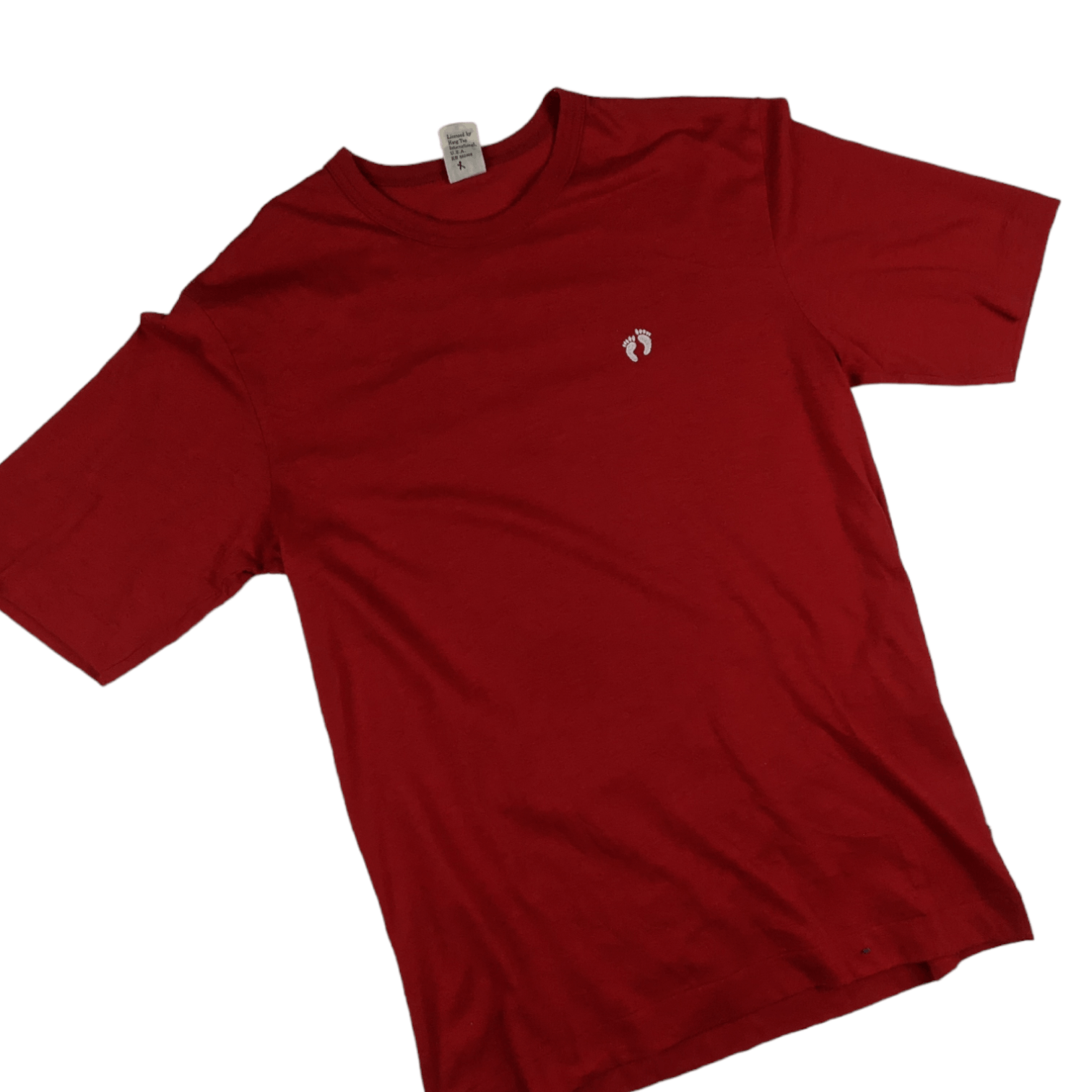 Hang Ten Vintage 80's HANG TEN Red Plain Single Stitches T-Shirt Size US XS / EU 42 / 0 - 3 Thumbnail