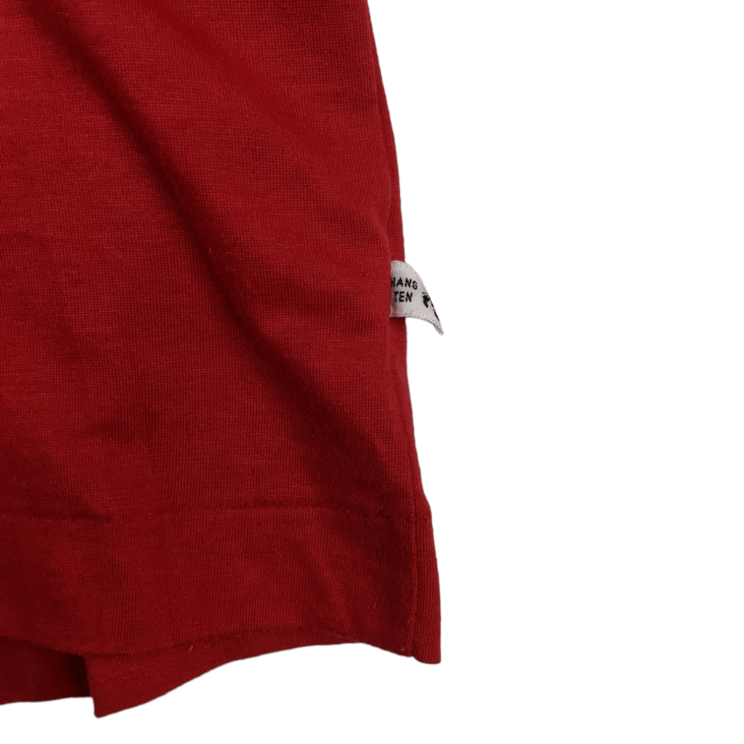 Hang Ten Vintage 80's HANG TEN Red Plain Single Stitches T-Shirt Size US XS / EU 42 / 0 - 5 Thumbnail