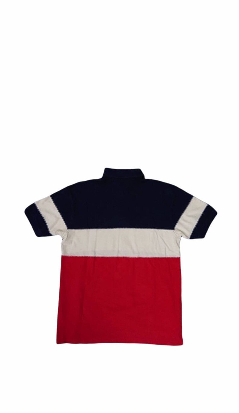 Designer × Tommy Hilfiger × Vintage VINTAGE RARE 90s TOMMY HILFIGER DIVE CHARTER POLO SHIRT Size US XL / EU 56 / 4 - 2 Thumbnail