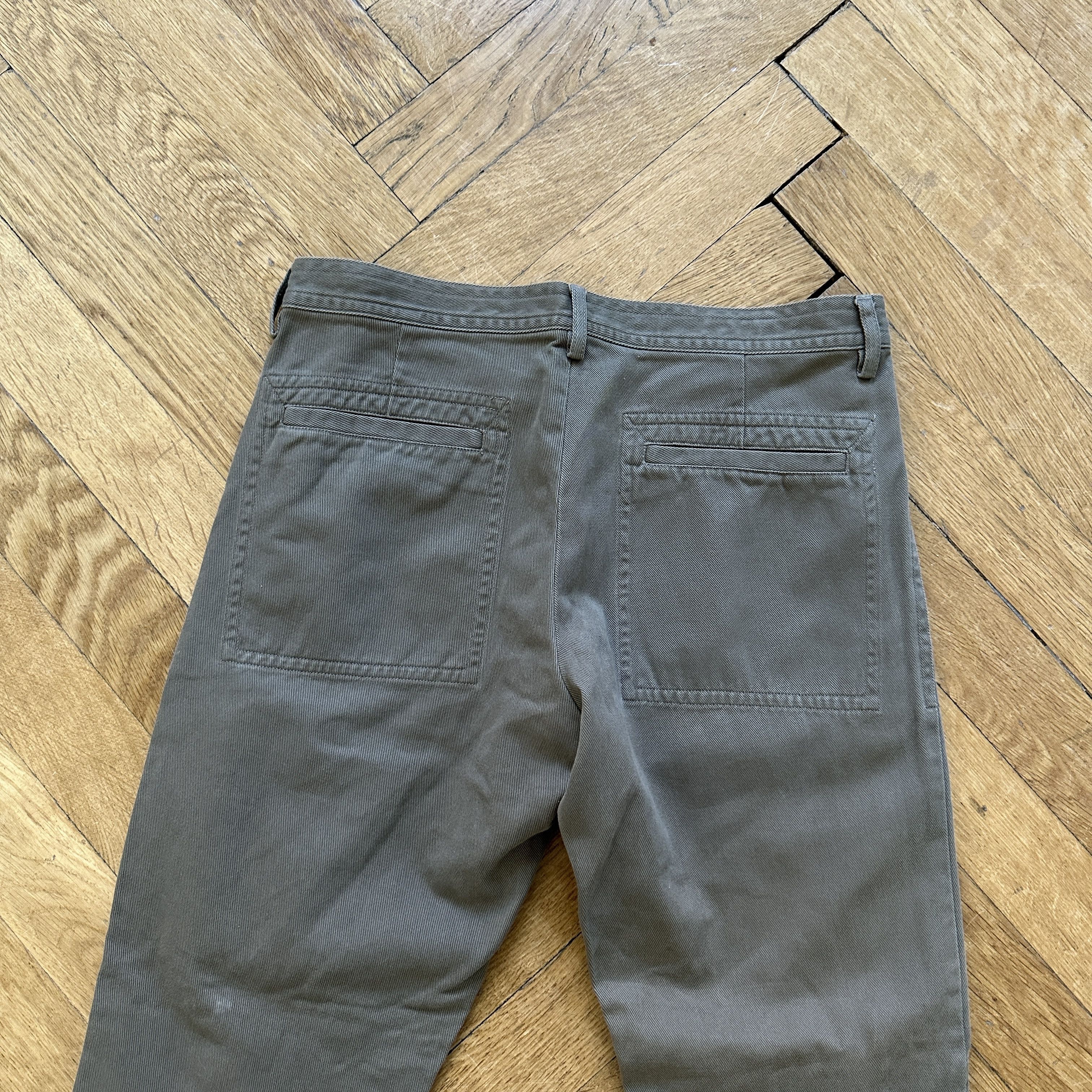 Dries Van Noten AW14 Olive Zippered Moto Biker Pants Size US 32 / EU 48 - 7 Thumbnail