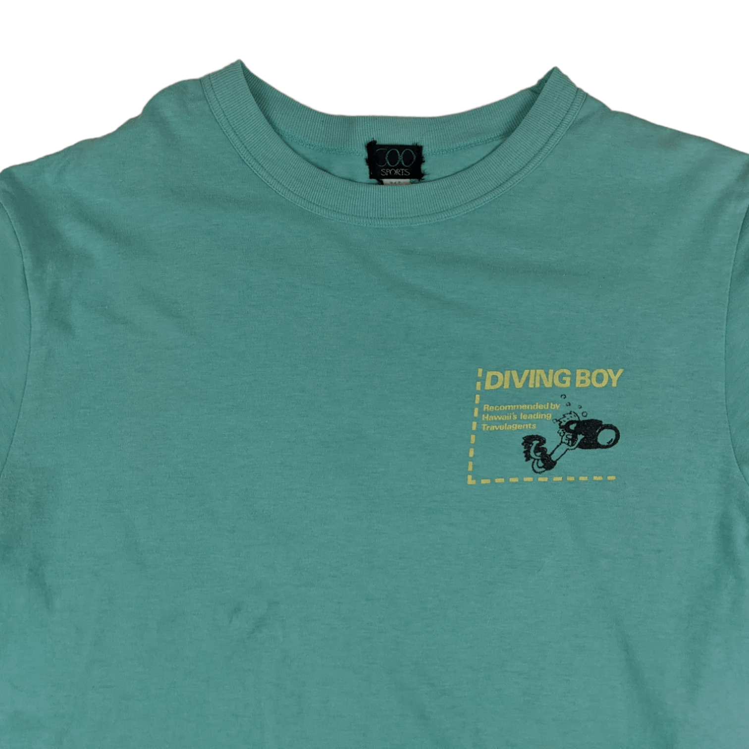 Japanese Brand Vintage 90's Japan DIVING BOY Single Stitches T-Shirt Size US S / EU 44-46 / 1 - 4 Thumbnail