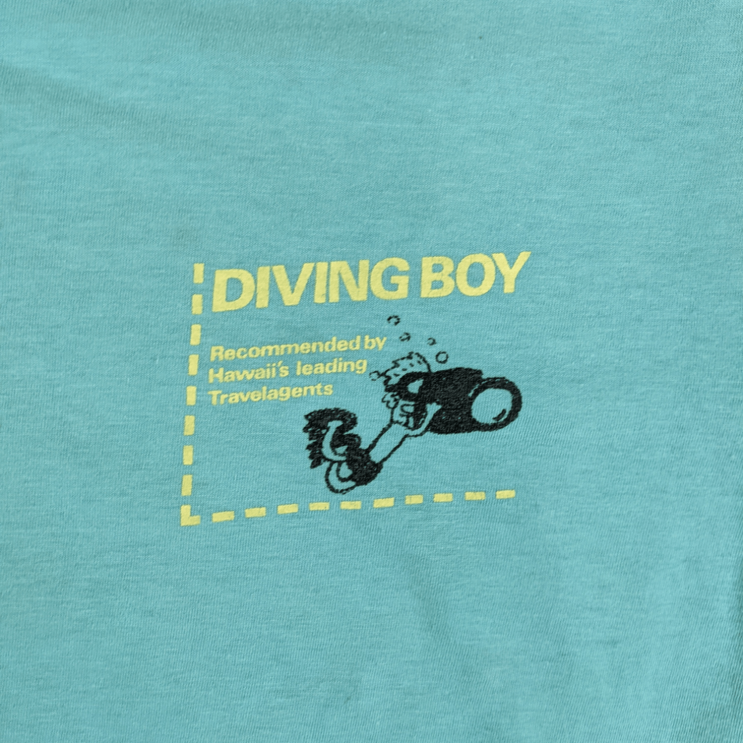 Japanese Brand Vintage 90's Japan DIVING BOY Single Stitches T-Shirt Size US S / EU 44-46 / 1 - 5 Thumbnail