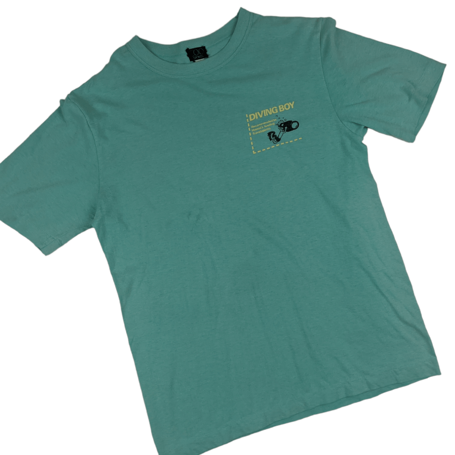 Japanese Brand Vintage 90's Japan DIVING BOY Single Stitches T-Shirt Size US S / EU 44-46 / 1 - 3 Thumbnail