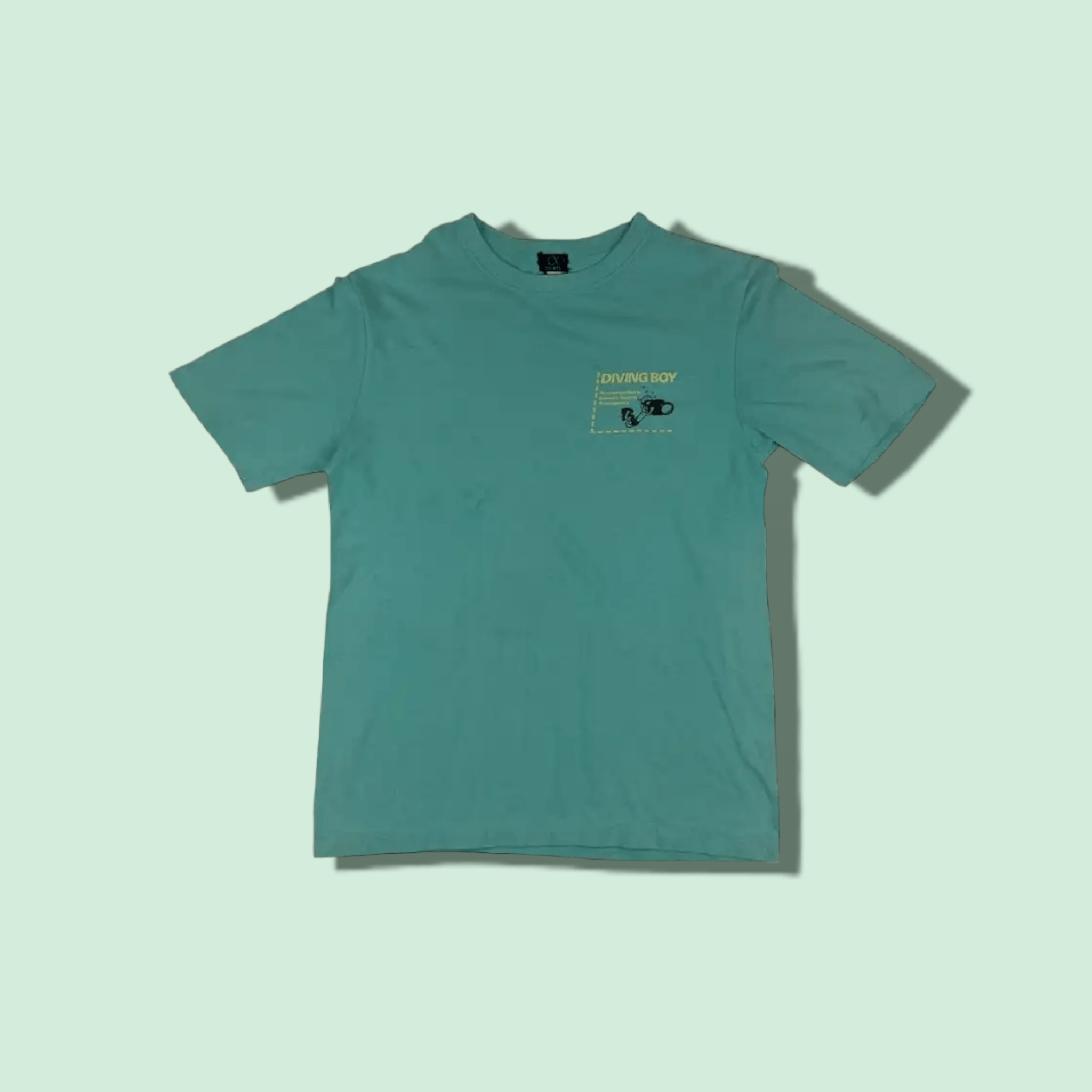 Vintage 90's Japan DIVING BOY Single Stitches T-Shirt