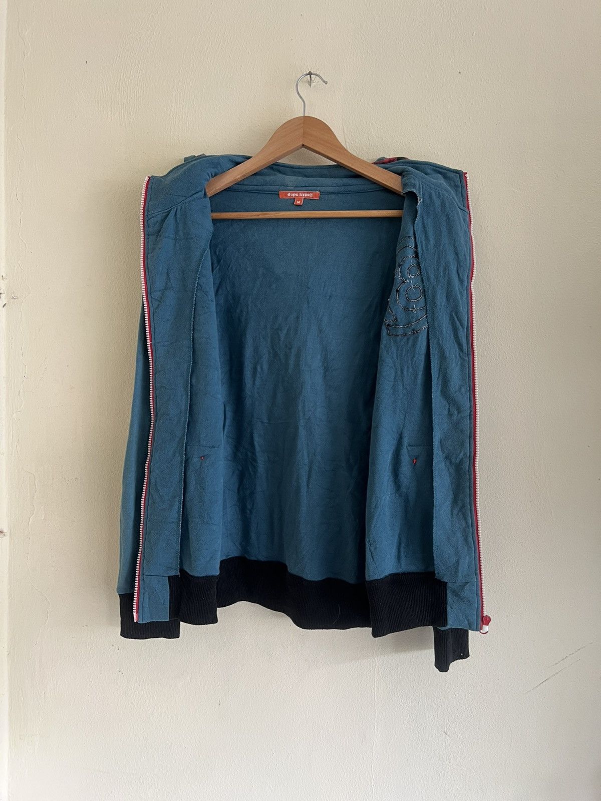 Vintage Vintage Surf Style Big Print Sweatshirt Hoodie Size US M / EU 48-50 / 2 - 4 Thumbnail