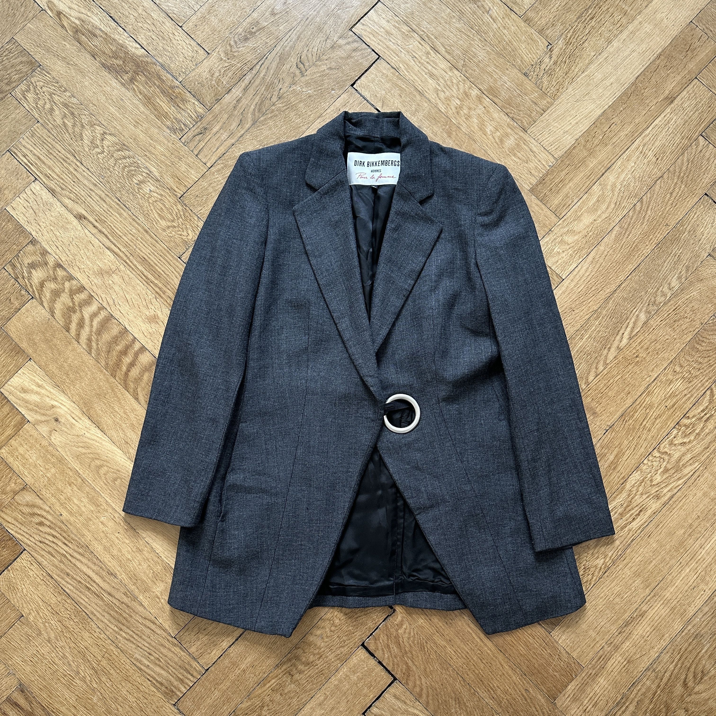 Dirk Bikkembergs 90s Lace Through Jacket Size M / US 6-8 / IT 42-44 - 1 Thumbnail