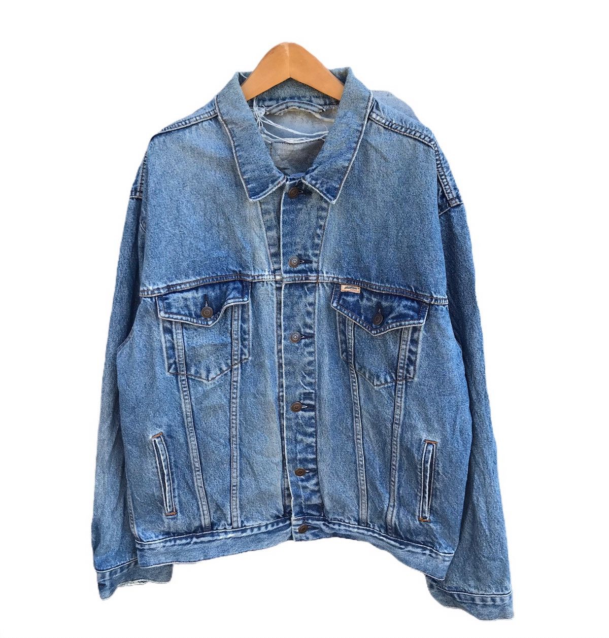 Levi's Stüssy Levi's Crispy Rinse Trucker Jacket Green/Blue
