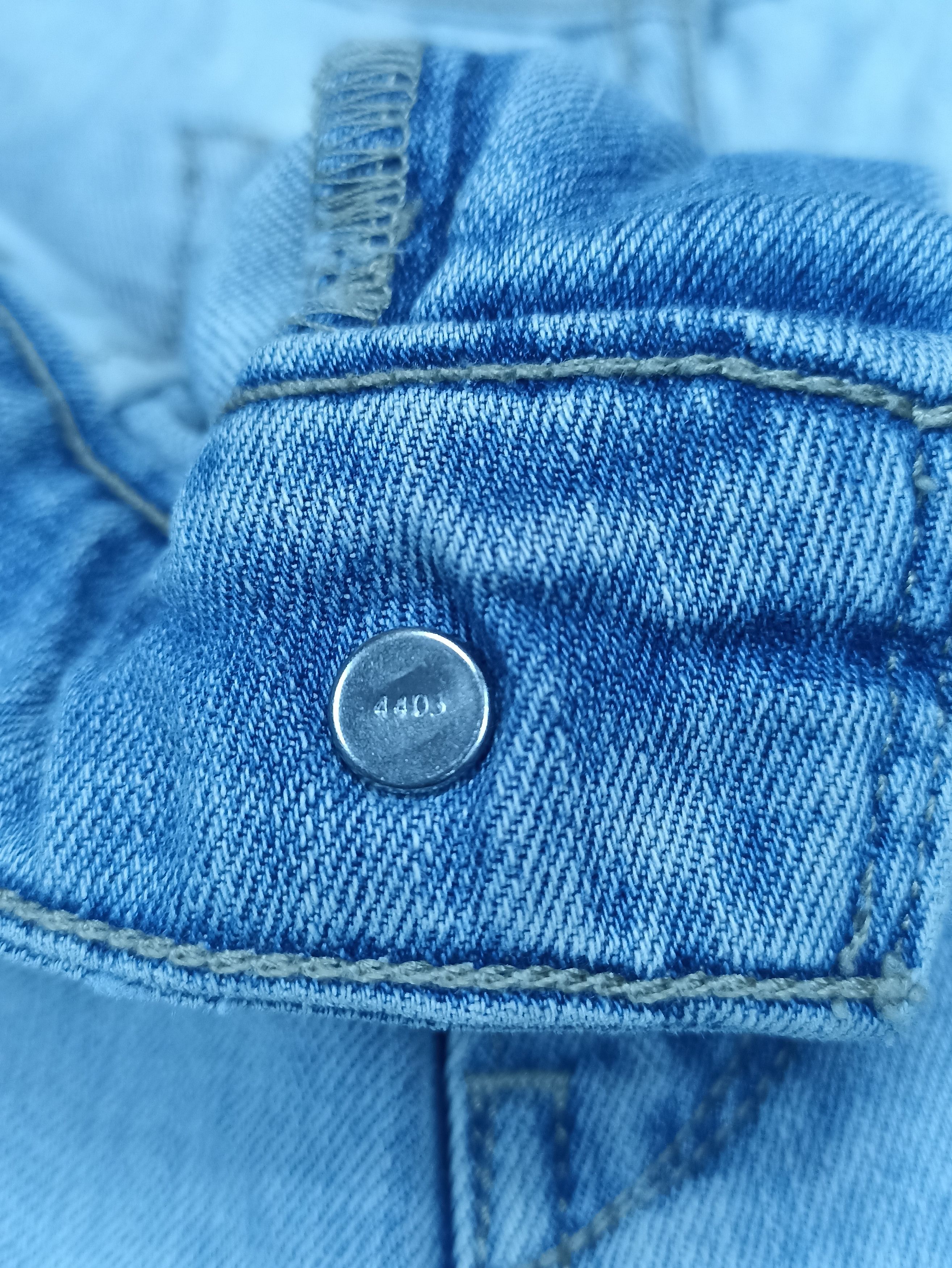 Jean × Levi's × Vintage Vintage Levis Light Blue Wash Skinny Jeans - J116 Size 31" - 4 Thumbnail