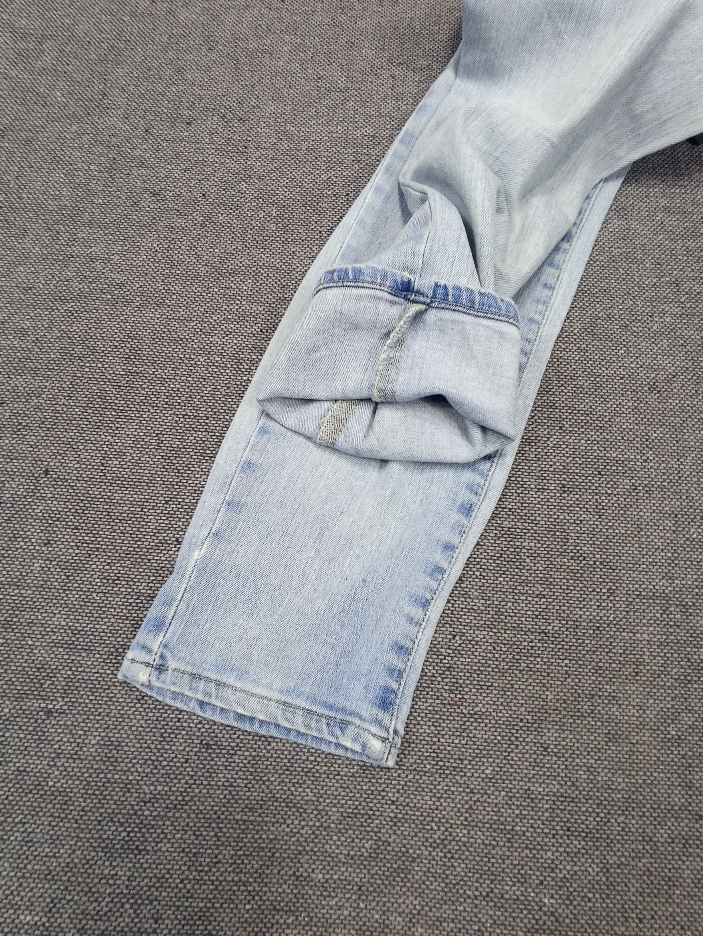Jean × Levi's × Vintage Vintage Levis Light Blue Wash Skinny Jeans - J116 Size 31" - 6 Thumbnail