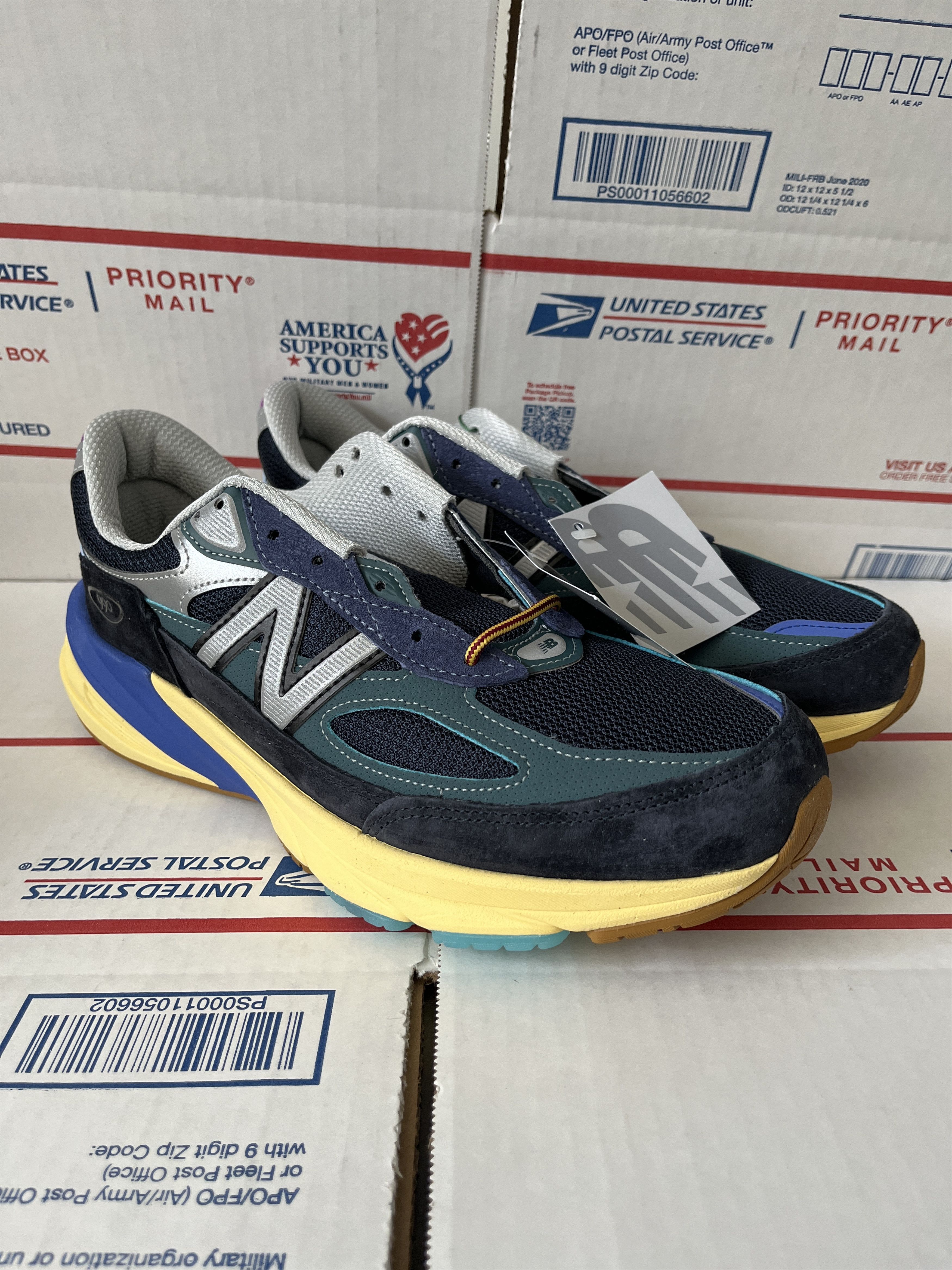 New Balance New Balance MiUSA 990V6 x Action Bronson Lapis Lazuli | Grailed